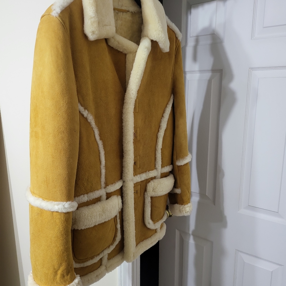 Genuine Leather, Shearling coat light